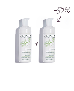 Duo mousse nettoyante fleur de vigne